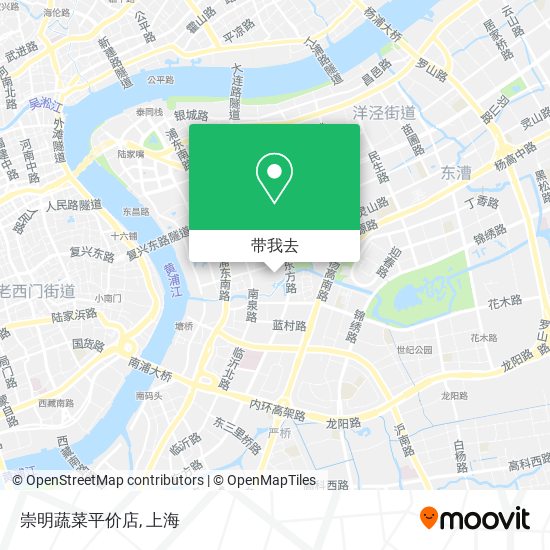 崇明蔬菜平价店地图