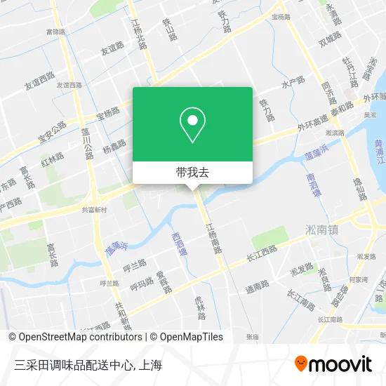 三采田调味品配送中心地图