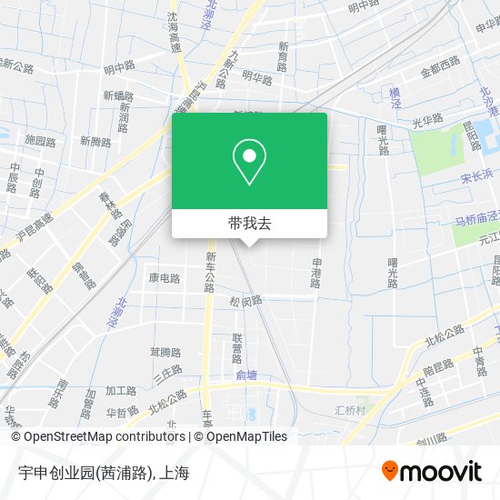 宇申创业园(茜浦路)地图