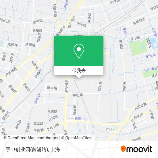 宇申创业园(茜浦路)地图