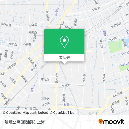 晨曦公寓(茜浦路)地图