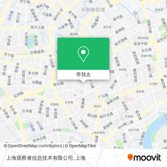 上海观察者信息技术有限公司地图