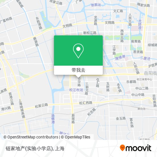 链家地产(实验小学店)地图