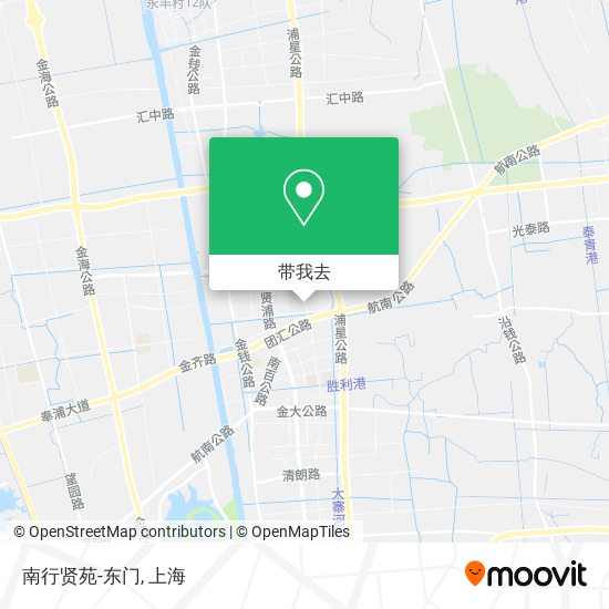 南行贤苑-东门地图