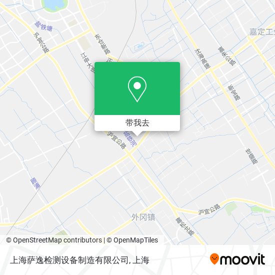 上海萨逸检测设备制造有限公司地图