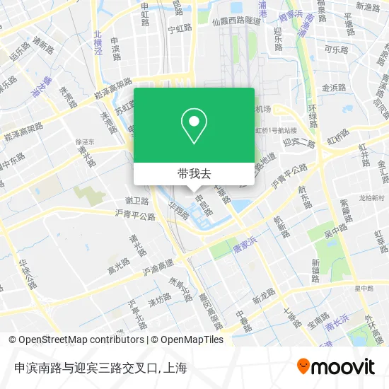 申滨南路与迎宾三路交叉口地图
