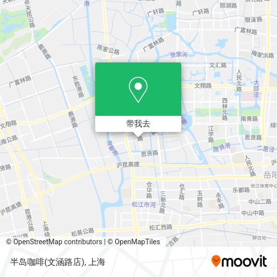 半岛咖啡(文涵路店)地图