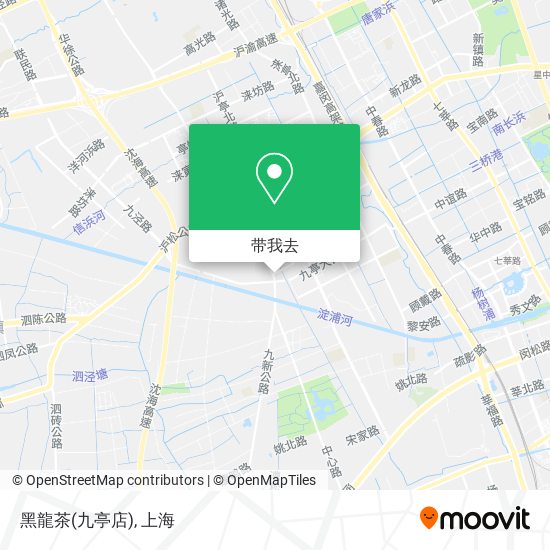 黑龍茶(九亭店)地图