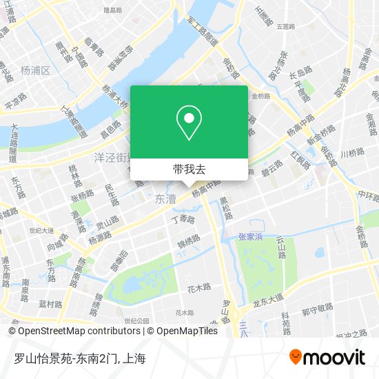 罗山怡景苑-东南2门地图