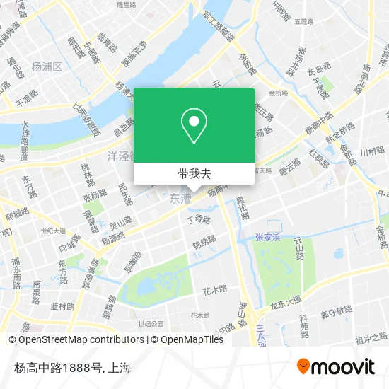 杨高中路1888号地图