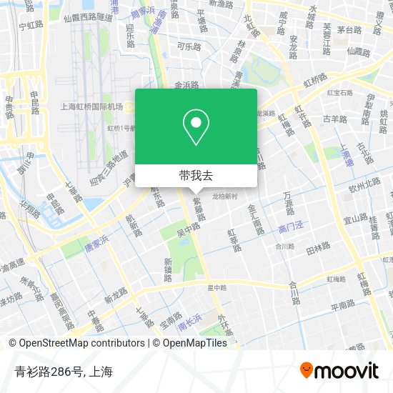 青衫路286号地图