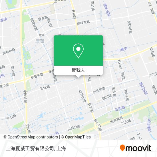 上海夏威工贸有限公司地图