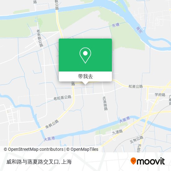 威和路与蒸夏路交叉口地图