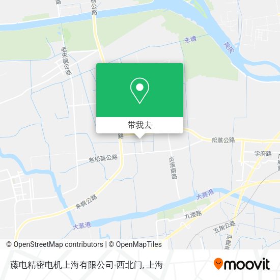 藤电精密电机上海有限公司-西北门地图