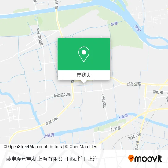 藤电精密电机上海有限公司-西北门地图