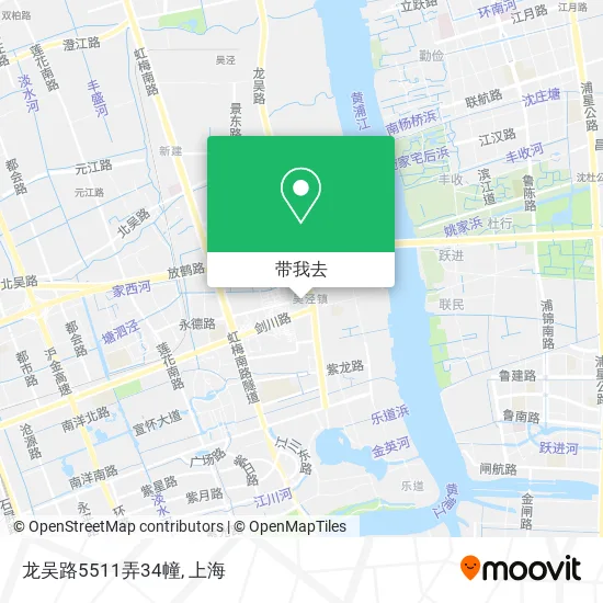 龙吴路5511弄34幢地图