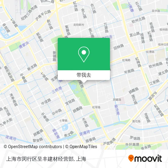 上海市闵行区呈丰建材经营部地图