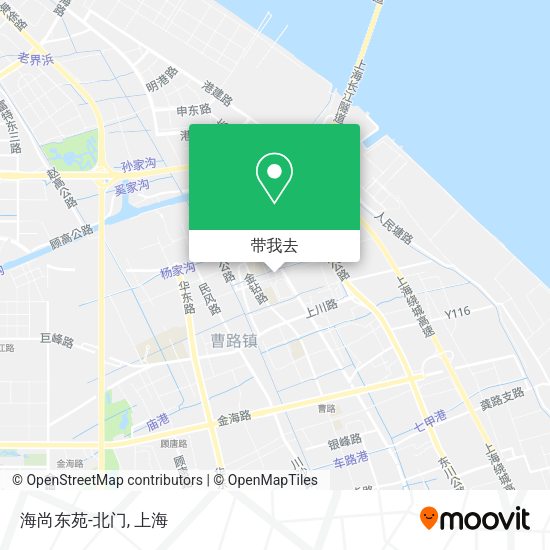 海尚东苑-北门地图