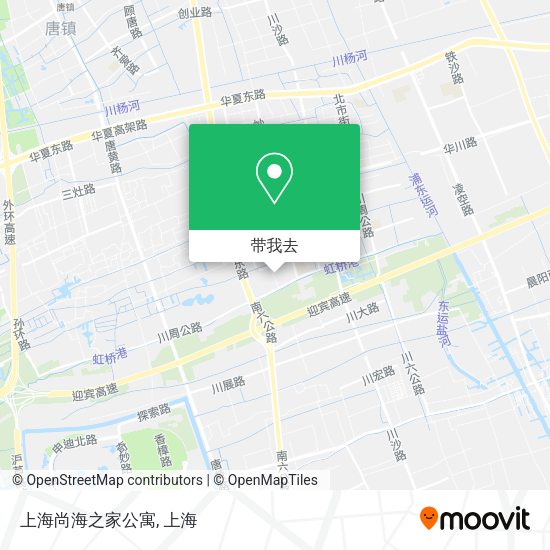 上海尚海之家公寓地图