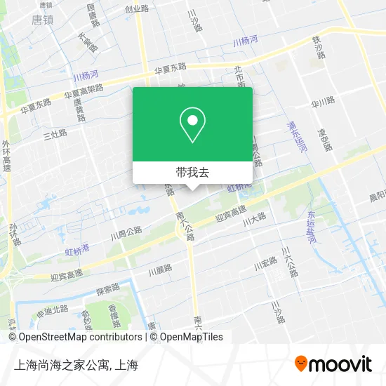 上海尚海之家公寓地图
