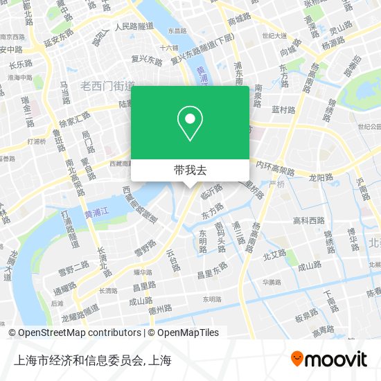 上海市经济和信息委员会地图