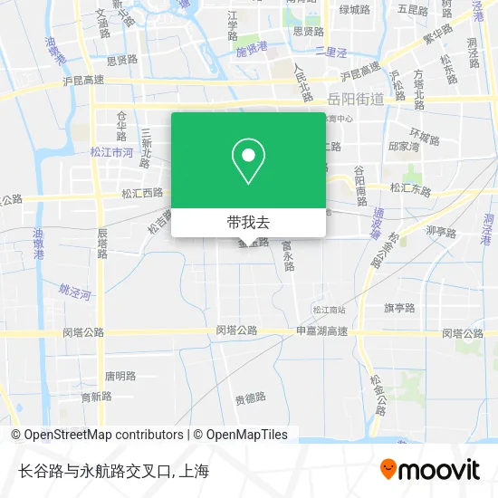 长谷路与永航路交叉口地图