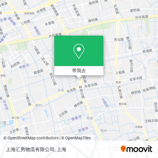 上海汇男物流有限公司地图
