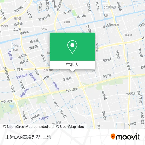 上海LAN高端别墅地图