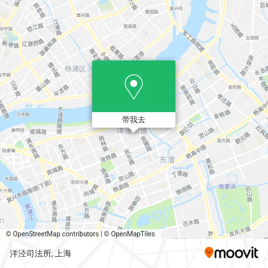 洋泾司法所地图
