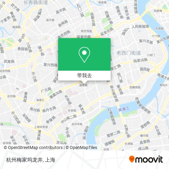 杭州梅家坞龙井地图