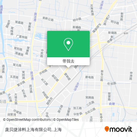 庞贝捷涂料上海有限公司地图