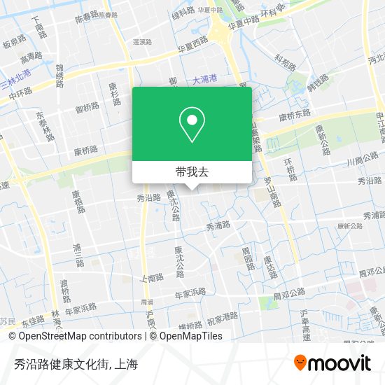 秀沿路健康文化街地图