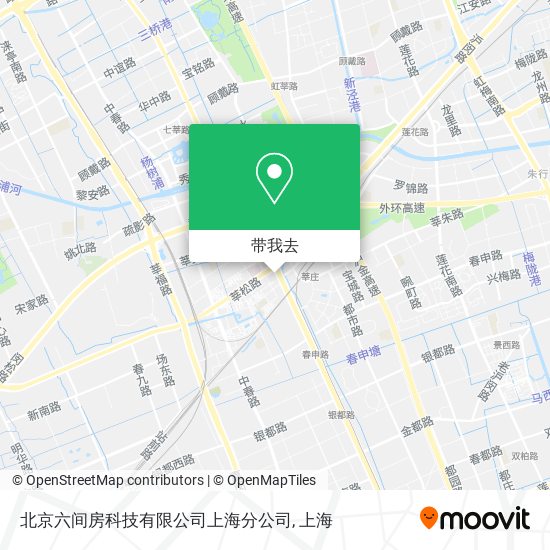 北京六间房科技有限公司上海分公司地图