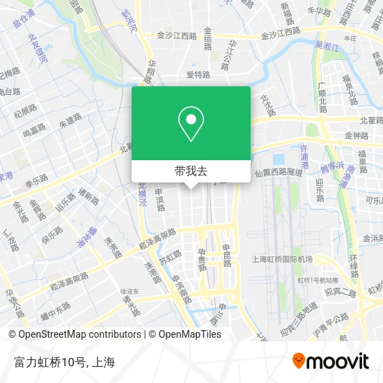 富力虹桥10号地图