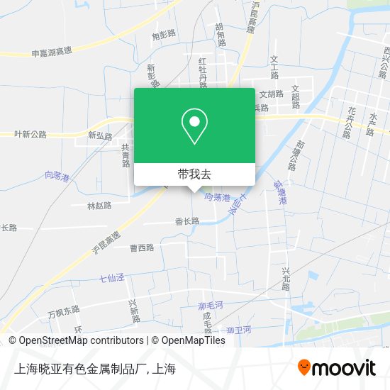 上海晓亚有色金属制品厂地图
