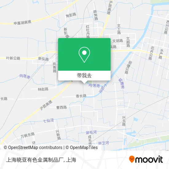 上海晓亚有色金属制品厂地图