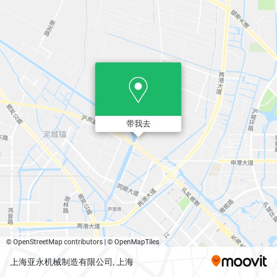 上海亚永机械制造有限公司地图