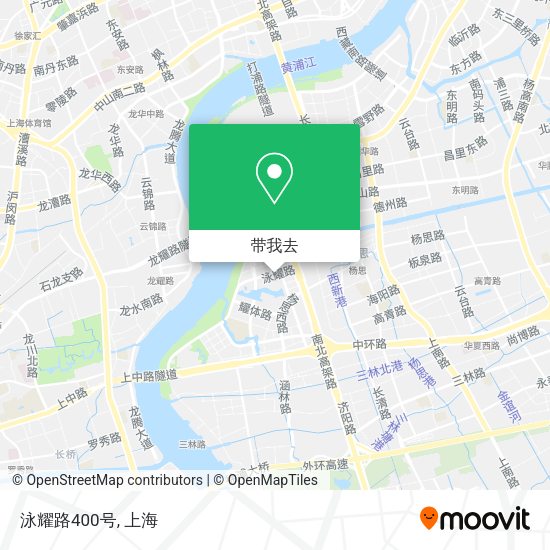 泳耀路400号地图