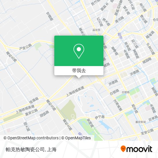 帕克热敏陶瓷公司地图