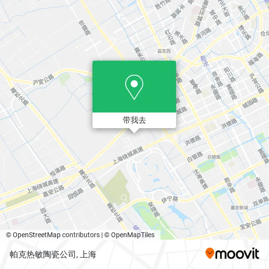 帕克热敏陶瓷公司地图