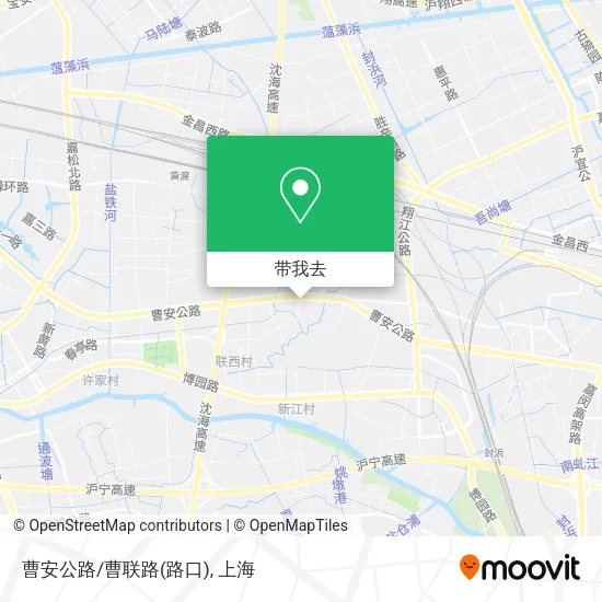 曹安公路/曹联路(路口)地图
