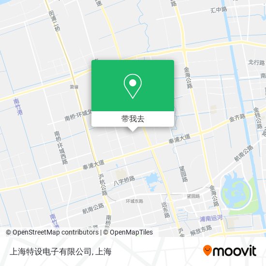 上海特设电子有限公司地图