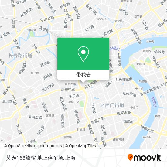 莫泰168旅馆-地上停车场地图