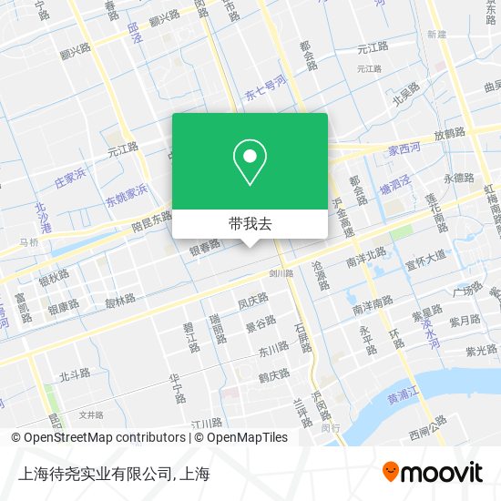 上海待尧实业有限公司地图
