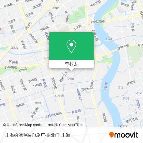 上海徐浦包装印刷厂-东北门地图