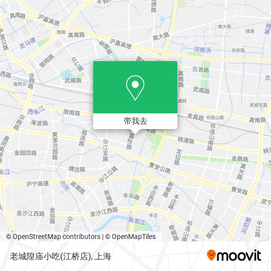 老城隍庙小吃(江桥店)地图