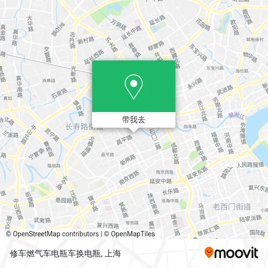 修车燃气车电瓶车换电瓶地图