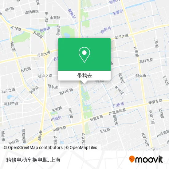 精修电动车换电瓶地图