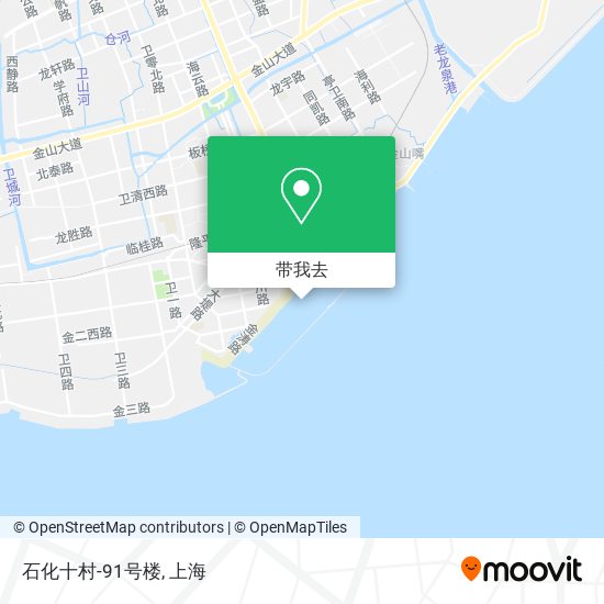 石化十村-91号楼地图