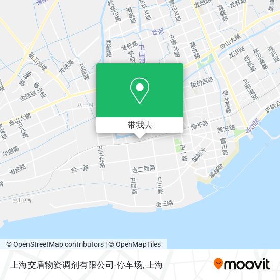 上海交盾物资调剂有限公司-停车场地图